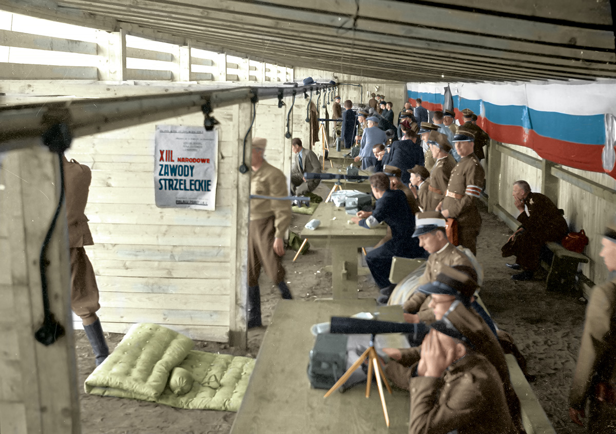 XIII Narodowe Zawody Strzeleckie, Kraków 1938 r. Źródło: Narodowe Archiwum Cyfrowe