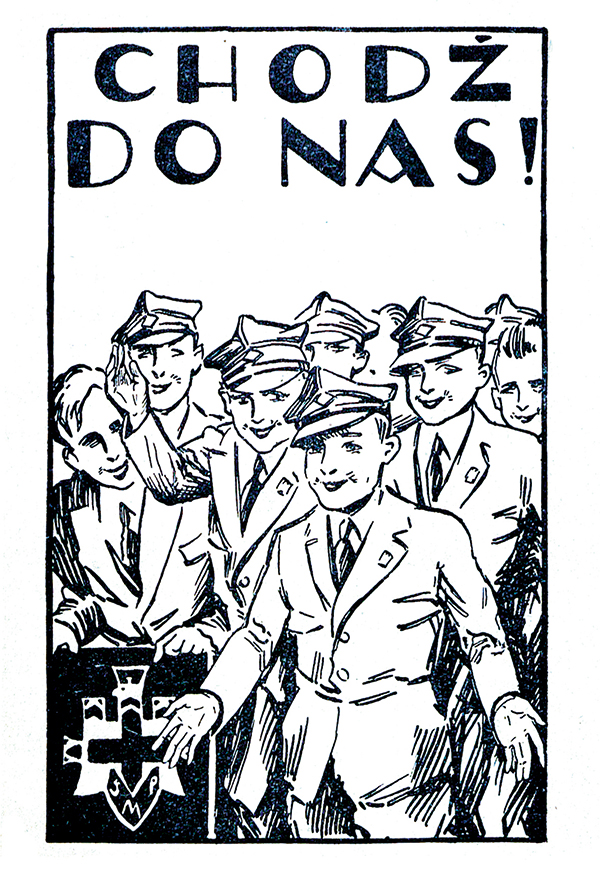 Okładka broszury Stowarzyszenia Młodzieży Polskiej z 1931 r. Źródło: Biblioteka Narodowa