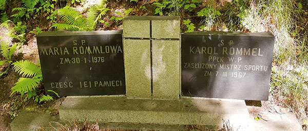 Grób Marii i Karola Rómmlów. Źródło: domena publiczna