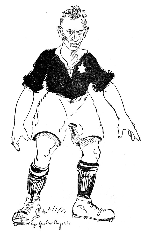 Karykatura Henryka Reymana w dwutygodniku „Karykatury”, 1 września 1924 r. Źródło: Biblioteka Narodowa